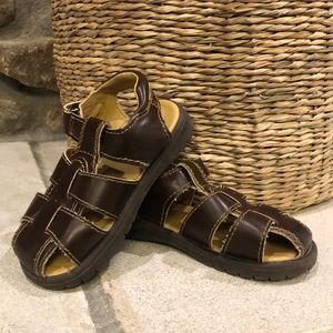Little Boys Gymboree Fisherman Sandals sz 6 and 7